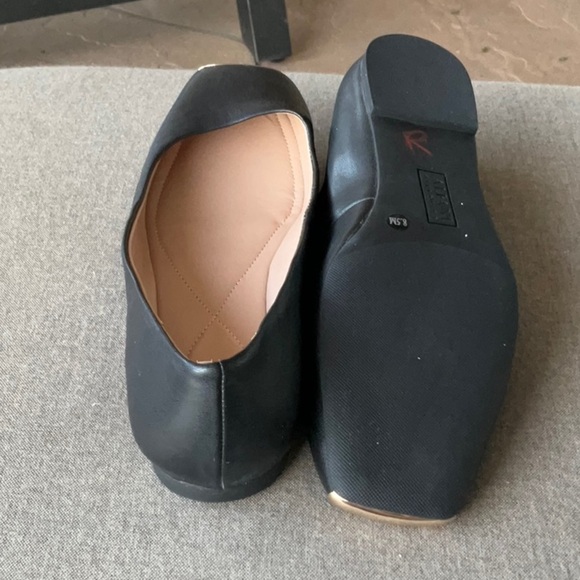 NWOB Alfani Womens Neptoon Faux Leather Square Toe Ballet Flats - Picture 5 of 5
